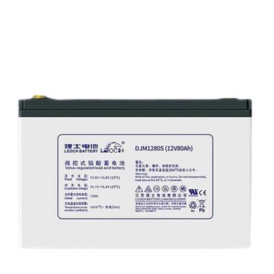 260±2 mm lengte Leoch DJM1280S 12V80Ah loodzuurbatterij voor communicatieapparatuur