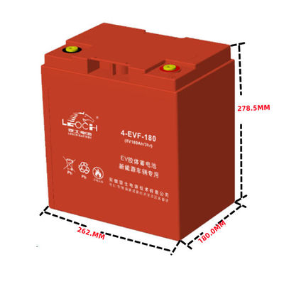 LEOCLeedzuurbatterij 4-evf-1808v180ah voor toeristenvoertuigen en sanitaire voertuigen