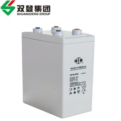 Shuangdeng GFM-800 2V800Ah loodzuurbatterij voor zonne-energieopslag