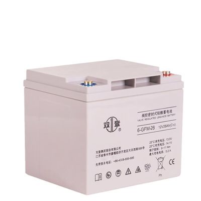 12V26Ah Shuangdeng verzegelde 6-GFM-26 batterij voor communicatie en opslag van zonne-energie