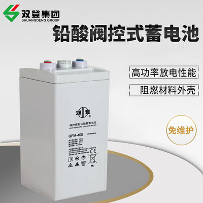 Shuangdeng GFM-400 oplaadbare batterij met 181 mm breedte en 15-17 Nm terminale koppel