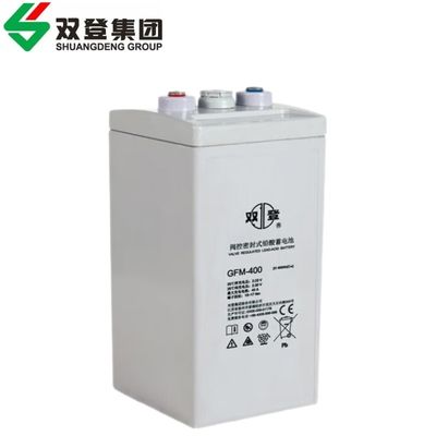Shuangdeng GFM-400 oplaadbare batterij met 181 mm breedte en 15-17 Nm terminale koppel