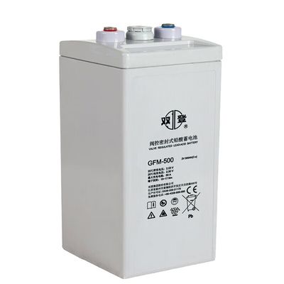 2V500Ah Shuangdeng GFM-500 loodzuurbatterij voor UPS Interne weerstand 0,41 mQ