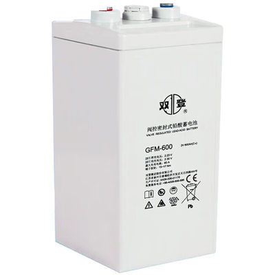 Krachtige 2V600Ah batterij voor medische apparatuur en UPS Power van Shuangdeng GFM-600