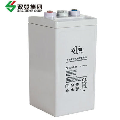 Krachtige 2V600Ah batterij voor medische apparatuur en UPS Power van Shuangdeng GFM-600