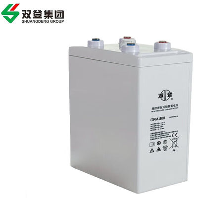 Shuangdeng GFM-800 2V800Ah-batterij voor energiebeveiliging in communicatie en brandbestrijding