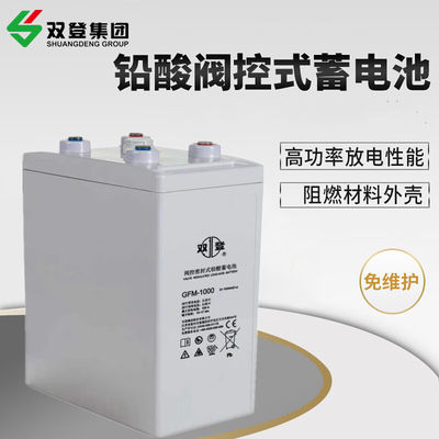 GFM-1000 loodzuurbatterij 2V1000Ah voor stroombeveiligingssysteem Breedte 181mm Lengte 370mm