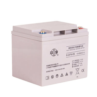 Shuangdeng 6-GFM-26 loodzuurbatterij 12V26Ah voor zonne-energieopslag