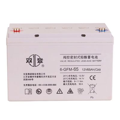 21 kg AGM-batterij 12V65Ah voor noodbrandenergie Zonne-energieopslagkrachtsysteem