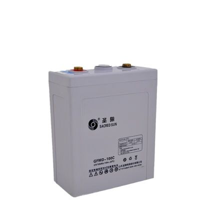65 mm breedte Sacred Sun GFMD-100C 2V100Ah loodzuurbatterij voor UPS-stroomcommunicatie