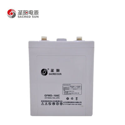 65 mm breedte Sacred Sun GFMD-100C 2V100Ah loodzuurbatterij voor UPS-stroomcommunicatie