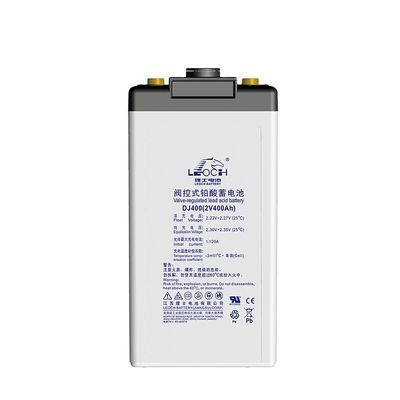 175 mm breed Leoch batterij DJ400 loodzuurbatterij 2V400Ah voor communicatie en zonne-energie