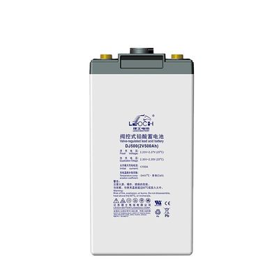 500Ah C10 Leoch-batterij DJ500 loodzuurbatterij voor zonne-energieopslag