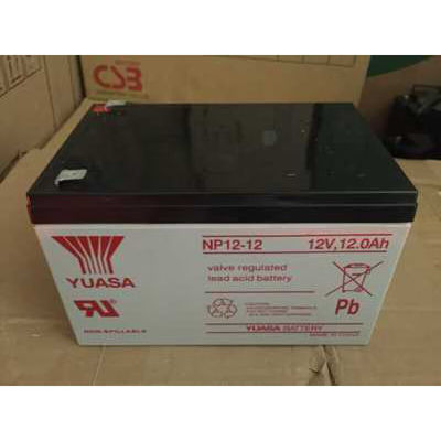 Duurzame loodzuurbatterij van Yuasa NP12-1212V12AH voor noodstroom en communicatie
