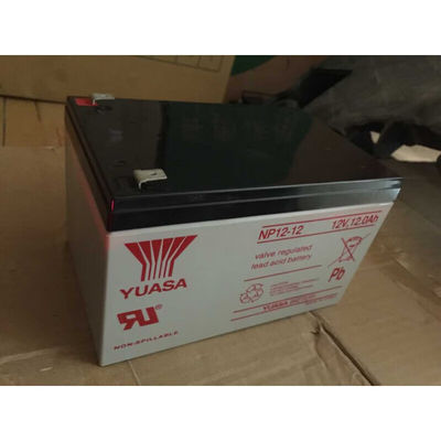 Duurzame loodzuurbatterij van Yuasa NP12-1212V12AH voor noodstroom en communicatie