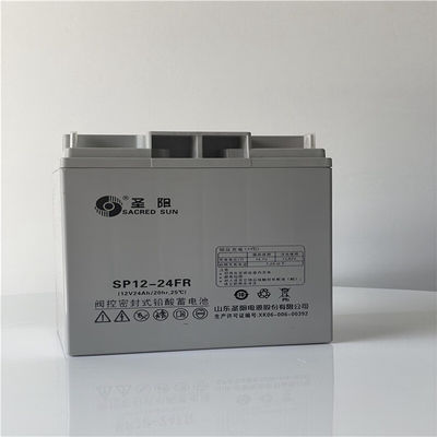 Hoge capaciteit heilige zon gereguleerde SP12-24 loodzuurbatterij 12V24Ah voor energie back-up