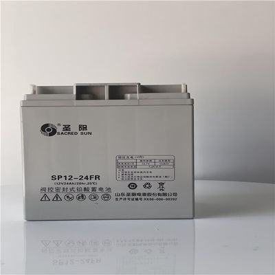 Hoge capaciteit heilige zon gereguleerde SP12-24 loodzuurbatterij 12V24Ah voor energie back-up