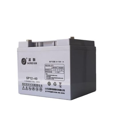 165 mm breedte heilige zon SP12-40 loodzuurbatterij 12V40Ah voor communicatiesysteem