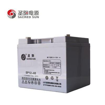 165 mm breedte heilige zon SP12-40 loodzuurbatterij 12V40Ah voor communicatiesysteem