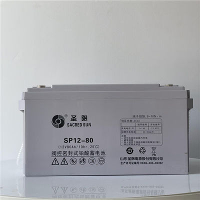 Sacred Sun oplaadbare loodzuurbatterij 12V80Ah voor UPS-energie en zonne-energieopslag