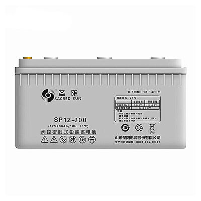 Sacred Sun SP12-200 12V200Ah Loodzuurbatterij voor Power Alarm System Breedte mm 234