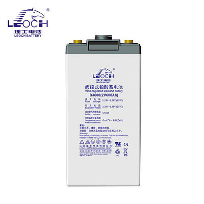 2V600Ah Leoch-batterij DJ600 voor UPS-energiecommunicatiesystemen voor zonne-energieopslag