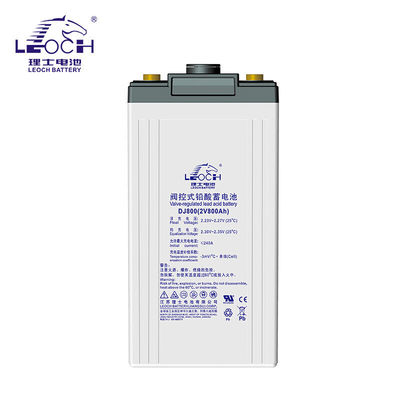 Leoch-batterij DJ800 loodzuurbatterij 2V800Ah voor medische apparatuur en energiesystemen