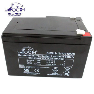Leoch-batterij DJW12-12 12V12Ah loodzuurbatterij voor communicatie en duurzame back-up