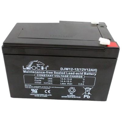 Leoch-batterij DJW12-12 12V12Ah voor zonne-energieopslag
