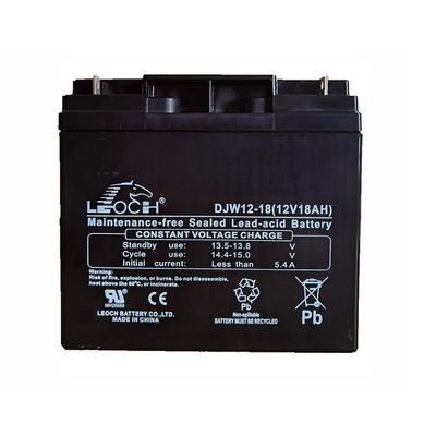 Oplaadbare DJW12-18 loodzuurbatterij 12V18Ah voor zonne-energieopslag