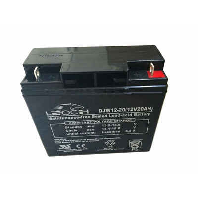 Leoch DJW12-20 12V20Ah vervangende batterij voor UPS-energiecommunicatie medische apparatuur