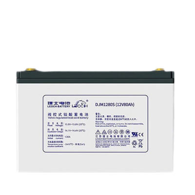 Leoch-accu DJM1280S 12V80Ah voor UPS-communicatie Zonne-energieopslagkrachtsysteem